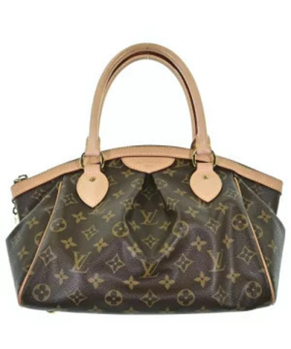 Louis Vuitton Handbag Beige Cream Brown All over